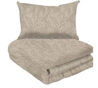 Zambaiti Tessitura Trapunta Invernale Matrimoniale Due Piazze 100% Cotone - Comfort Termico e Qualità - cm 260x260 (PRION BEIGE)