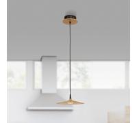 Zambelis Lampada LED sospensione 19150 legno chiaro Ø 25 cm Zambelis