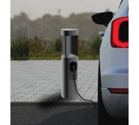 Zambelis Lampione a LED E354, colore grafite, 2 prese, altezza 50cm Zambelis