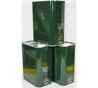 Zambonin agricoltura Contenitori per la conservazione dell'olio in Metallo Completi di Tappo (3, 2 Litri)