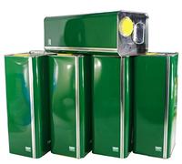 Zambonin agricoltura Contenitori per la conservazione dell'olio in Metallo Completi di Tappo (5, 5 Litri)