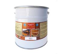 ZAMBOTTO VERNICI Smalto Cerato All'acqua Lucido Per Legno Per Interni Ed Esterni Da 0,75 A 5 Litri, RAL 8011 - Marrone 217, 5L, Lucida