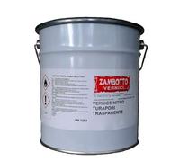 ZAMBOTTO VERNICI Vernice Nitro Turapori Trasparente Monocomponente Per Legno Da 1 A 10 Litri, 3L