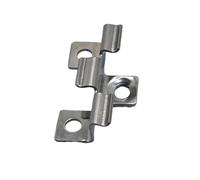 Zambuph 100 clip per parti in WPC in acciaio inossidabile Le clip sono resistenti per l'installazione di ponti compositi. Possono essere montate con precisione su terrazze o, 7.5 mm