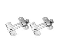 Zambuph 2 pz/set Costruzione Solida Chiusura A Cerniera Per La Porta Chiusura a Cerniera In Acciaio Per Inox resistente Alla Ruggine Con Viti Per Finestra, taglia piccola