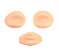 Zambuph 3D Practice Skin Portable Silicone Permanent Makeup Eye Lip Training Skins Forniture per modelli artificiali professionali