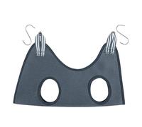 Zambuph Accessori per il bagno e la toelettatura dei cani da compagnia, traspiranti, garantiscono comfort durante le sessioni di bagno, esponendo zampe e la testa, amaca, grigio, S