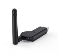 Zambuph Adattatore audio da ufficio 5V con antenna esterna per streaming musicale Trasmettitore stabile 5.2 compatibile con Bluetooth