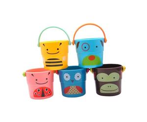 Zambuph Adatto ai bambini, bagnetto doccia, secchiello, mini tazze, giocattoli d'acqua, eccellenti per regali di compleanno per neonati e divertimento essenziale per i più