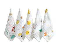 Zambuph Asciugamano per il viso di classe non fluorescente, ecologico e salutare, traspirante e assorbente, assorbe l'acqua e si asciuga facilmente, spesso, Stile casuale, 25 * 25 cm