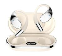 Zambuph Auricolari Wireless con Silicone ABS di connessione da 10 m Cuffie da discorso a Testo Auricolari Bluetooth Bluetooth, Beige, Versione Normale