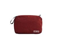 Zambuph Borsa da appendere Organizzatore per trucco da viaggio Custodia per il trasporto di grande capacità Doccia cosmetica Estetista Valigia uomo Impermeabile, Borgogna