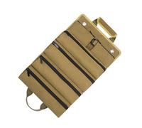 Zambuph Borsa per attrezzi facile da trasportare in tessuto per una borsa affidabile per rotoli Porta attrezzi con comoda custodia Resistente color kaki pesante, cachi