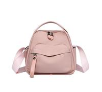 Zambuph Borse a tracolla alla moda, borsa a mano in nylon di grande capacità, borse tracolla in nylon leggero, molteplici modi di trasporto, borsa mano, rosa