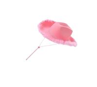 Zambuph Cappello da cowboy per feste di nozze, accessorio essenziale, Per unico, attraente, leggero e comodo, da indossare in costume da donna, per feste di Halloween e cosplay.