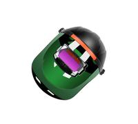 Zambuph Casco oscurante elettrico con schermo facciale integrato, risposta sensibile, peso leggero per saldatura elettrica TIG, saldatura elettrica TIG, ad