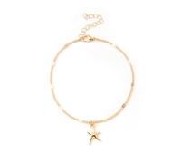 Zambuph Cavigliera a Catena Regolabile Universale Geometrica Gioielli alla Moda Accessori da Spiaggia bracciali alla Caviglia per Ragazze Donne, Oro