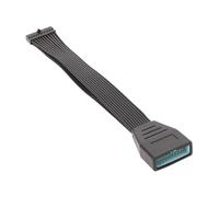 Zambuph Cavo di prolunga per scheda riser PCIe, piastra posteriore, cavo schermato, scheda grafica X16 per sistemi di fascia, splitter anti-inceppamento per riser PCIe 3.0 a piena velocità