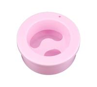 Zambuph Ciotola per lucidatura addensata Ciotola per immersione resistente agli urti e agli strappi per unghie ispessita in PP arrotondato per lucidatura ispessita, rosa