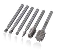 Zambuph Confezione da 6 smerigliatrice rotativa in acciaio ad velocità per carpentiere fai da te testa di molatura strumenti di stampaggio artigianale ricambio per Dremel