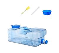 Zambuph Contenitore per acqua da campeggio, serbatoio di stoccaggio dell'acqua, tubo di prolunga incluso, secchio per bere all'aperto grande capacità, contenitore per campeggio da 15 litri, barile