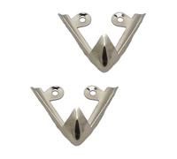 Zambuph Copriscarpe da donna con fibbie alla moda con puntale premium protettore a punta ed elegante copripunta con tacco alto per ogni occasione punta con tacco alto elegante, Argento, 3.5x3x1.5 cm