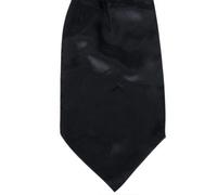 Zambuph Cravatte a farfalla da uomo nere, impressione duratura con cravatta Ascot per matrimoni o celebrazioni formali. Misura circa 6,2 pollici / 15,7 cm nel punto più largo.