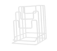 Zambuph Cucina ordinata con portacoperchi per pentole, tagliere, organizer