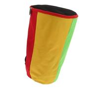 Zambuph Custodia protettiva per tamburo africano Djembe, impermeabile, multicolore, con doppia tracolla, per Djembe antipolvere. Custodia imbottita per tamburo africano, parti di strumenti a