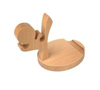Zambuph Decorazione del basamento del telefono mobile fumetto Interessante ornamento da tavolo supporto cellulare mestiere di legno semplice da tavolo, Tipo 2