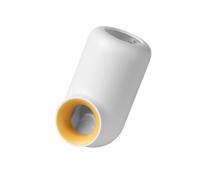 Zambuph Dispenser di dentifricio autoadesivo Supporto per erogazione manuale Scaffalatura riutilizzabile Forniture per il bagno, Bianco Giallo