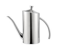 Zambuph Dispenser per olio e aceto senza sforzo, contenitore per olio d'oliva sanitario, ampolla, mantiene gli ingredienti freschi e di facile accesso, versatore in acciaio inossidabile, bottiglia per