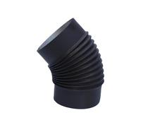 Zambuph Efficiente prolunga per Canna fumaria a Gomito da 45 Gradi per | fornelli da campeggio all'aperto. Il tubo a gomito da 45° è un accessorio di installazione per caminetti, stufe con canna