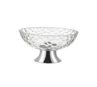 Zambuph Elegante ciotola da portata per dessert, vassoio funzionale, snack, cesto di frutta, per pane, snack e organizzazione domestica, Bianco