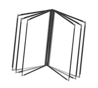 Zambuph Elegante porta menù per ristorante, resistente, che mette in mostra le opzioni alimentari, preservando e rendendole chiare, un'aggiunta alle, 6 Pagina 12 Visualizza, 320x230mm