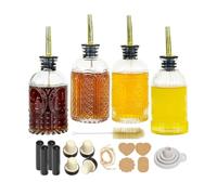 Zambuph Eleganti flaconi dispenser per sciroppo per caffè. Semplice | sciroppo per distinguere con stile diversi liquidi.