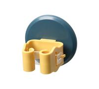 Zambuph Ganci a clip adesivi da appendere al bagno Appendiabiti per scopa Appendiabiti per governante Robusto organizzatore Mop per la conservazione della cucina, Giallo