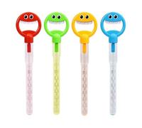 Zambuph Giocattolo per bambini colorato e divertente per giocare all'aperto che rilascia una serie di bolle colorate. È facile da usare.