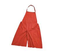 Zambuph Grembiuli in Ceramica Funzionali con,Arancia,Altezza 100 cm | comodi da indossare e con ampio spazio per le tasche, disponibili per la pittura fai da te in ceramica, ceramisti e artisti