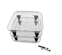 Zambuph Griglia per friggitrice ad resistente a tre strati. Griglia di cottura salvaspazio per una preparazione dei pasti senza sforzo. Risparmio di spazio nella friggitrice ad