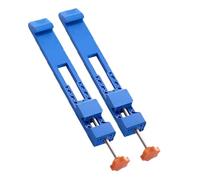 Zambuph Guida di base della macchina da taglio regolabile da 2 pezzi/set per il taglio del legno di precisione Morsetti posizionamento per sega circolare ABS