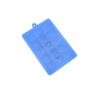 Zambuph Home Stampi per vassoi per cubetti di Ghiaccio Cubi Quadrati riutilizzabili Vassoi per Crema Rimovibili Lavabili Freezer Maker Kitchen Bar Strumento Fai da Te, Blu Scuro