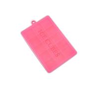 Zambuph Home Stampi per vassoi per cubetti di Ghiaccio Cubi Quadrati riutilizzabili Vassoi per Crema Rimovibili Lavabili Freezer Maker Kitchen Bar Strumento Fai da Te, Rosa Rossa