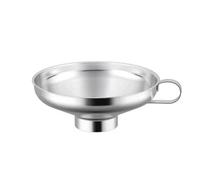 Zambuph Imbuto per inscatolamento a bocca larga Filtro per medicazione anti-perdita d'olio in acciaio inossidabile Imbuti di grosso calibro per ingredienti secchi in polvere, l