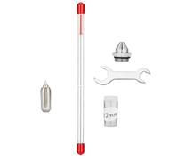 Zambuph Kit di strumenti per la pulizia efficiente dell'aerografo, include accessori per la riparazione. Artisti e artigiani che cercano una pulizia , 0.03 cm