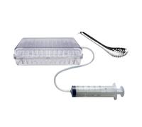 Zambuph Kit per la preparazione di sushi Strumenti per alimentare per esperti di gastronomia Preparazione rapida PC Cucchiaio per caviale molecolare Cucchiaio uova senza BPA