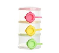 Zambuph Lattina per latte in polvere a tre strati PP senza BPA Facile da trasportare e resistente agli urti Scatola per latte in polvere laterale di grande capacità