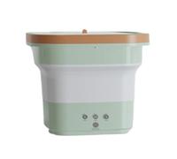 Zambuph Lavatrice portatile con temporizzazione intelligente e rimozione acari con mini lavaggio per biancheria intima con pulsanti di temporizzazione a luce blu, verde