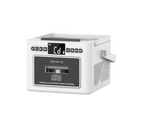 Zambuph Lettore CD portatile con connessione Bluetooth, altoparlante, suono HIFI Ultras, batteria a lunga durata, modalità unità flash USB, bianco, Ha la funzione nastro