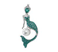 Zambuph Meravigliosa spilla con strass da donna, regalo Per unico per celebrare l'amore, l'amicizia e i momenti speciali, spilla per San Per Valentino, per abito